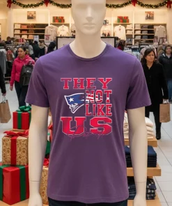 New England Patriots They Not Like Us Nfl Football   Purple T Shirt