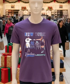 New York Yankees Judge No.99 New York Liberty Ionescu No.20 shirt