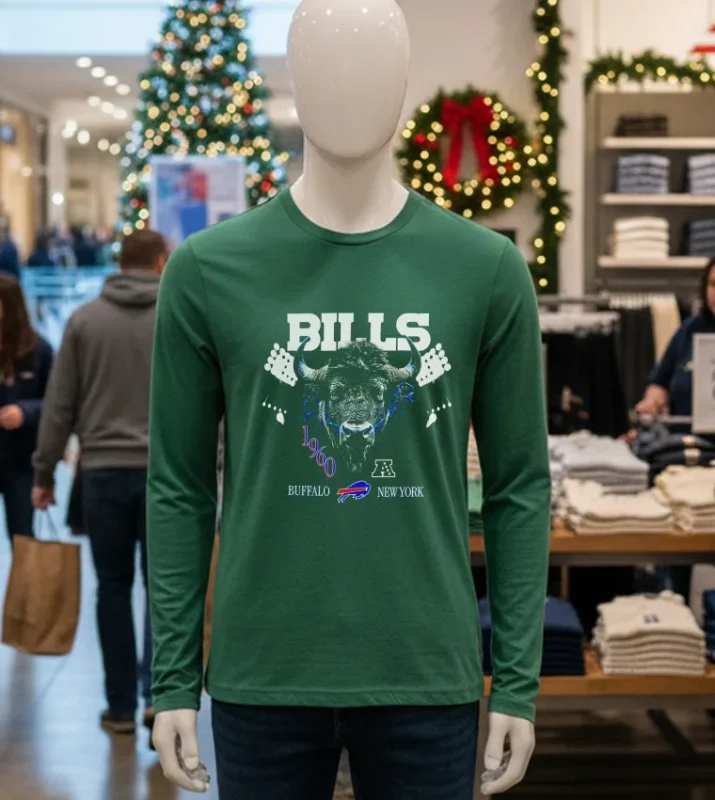 Nfl Buffalo Bills Buffalo New York   Green T Shirt