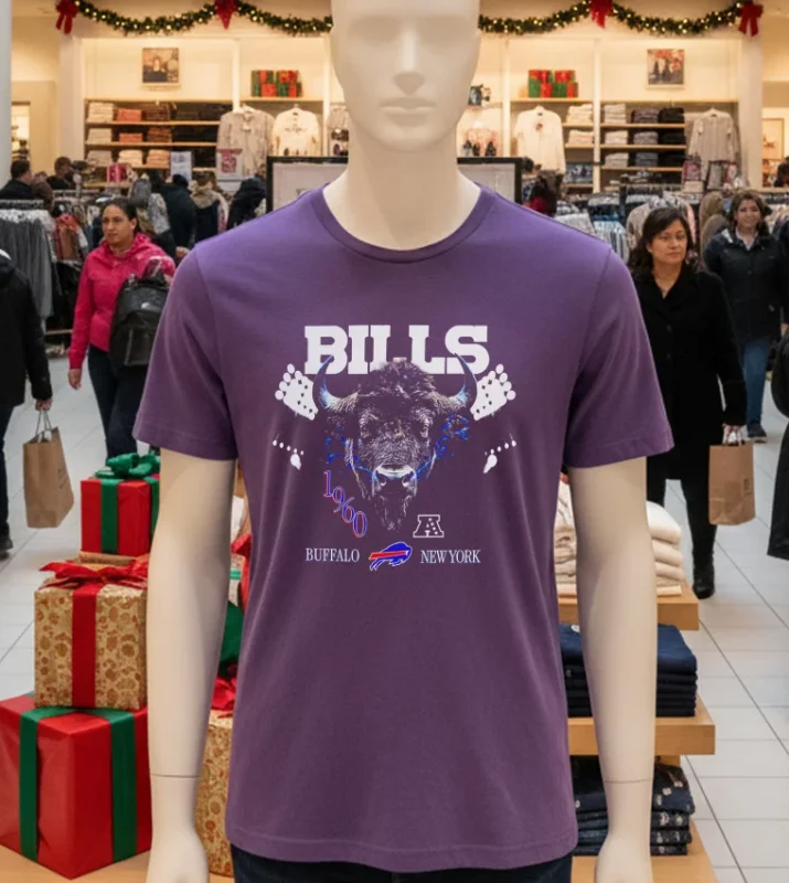 Nfl Buffalo Bills Buffalo New York   Purple T Shirt