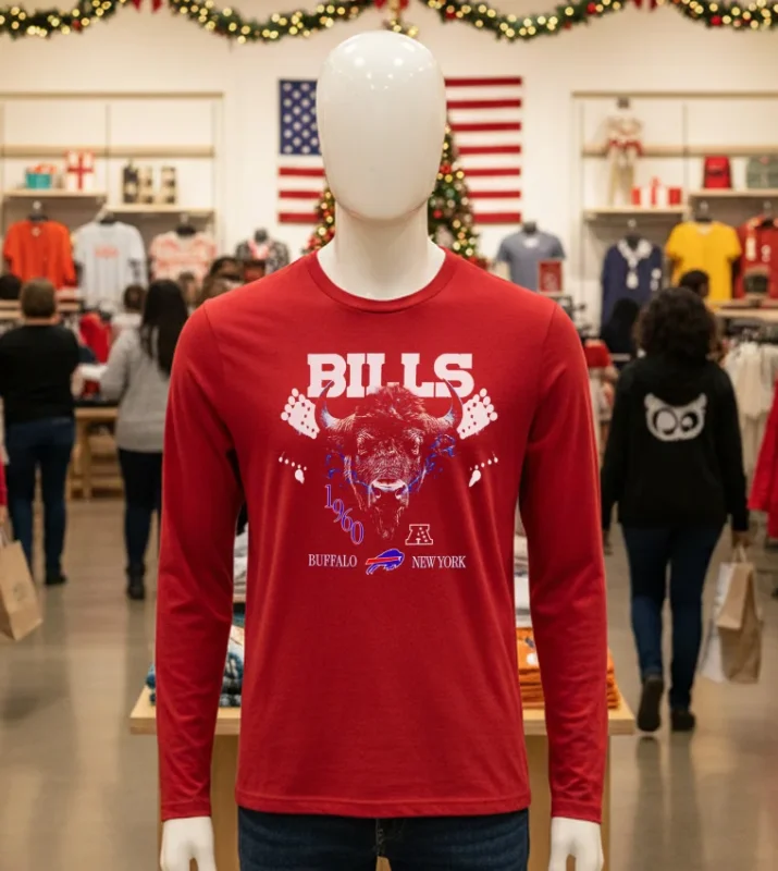 Nfl Buffalo Bills Buffalo New York   Red T Shirt