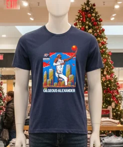 Oklahoma City Thunder Shai Gilgeous Alexander player art shirt