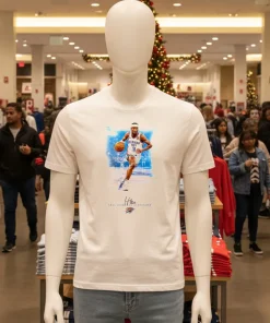 Oklahoma City Thunder Shai Gilgeous Alexander Player Signature White T Shirt