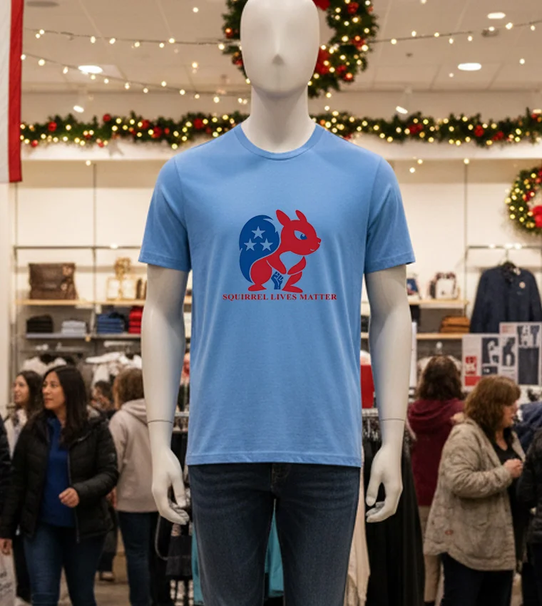 Peanut Squirrel Lives Matter For Trump - blue-t-shirt Peanut Squirrel Lives Matter For Trump Blue T Shirt