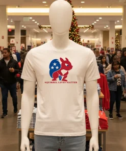 Peanut Squirrel Lives Matter For Trump White T Shirt