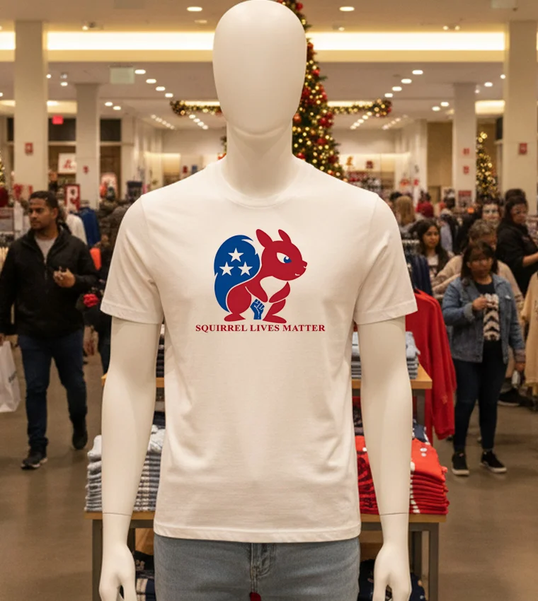 Peanut Squirrel Lives Matter For Trump - white-t-shirt Peanut Squirrel Lives Matter For Trump White T Shirt