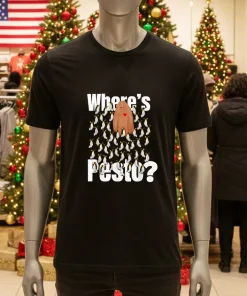 Pesto Cute Penguin Wheres Pesto shirt