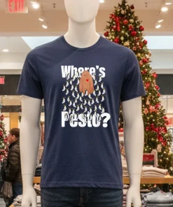 Pesto Cute Penguin Wheres Pesto shirt