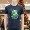 Philadelphia Eagles Helmet Bleed Green Navy T Shirt