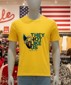 Philadelphia Eagles They Not Like Us Yellow T Shirt