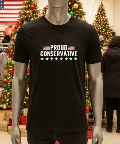 Proud Conservative America flag shirt