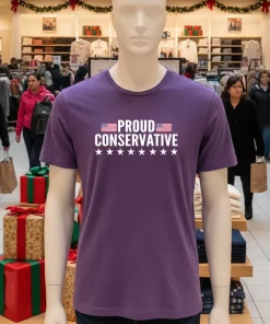 Proud Conservative America flag shirt