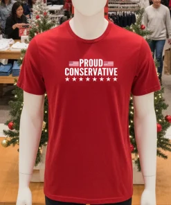 Proud Conservative America flag shirt