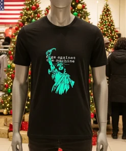 Rage Against The Machine Lybetrty Black T Shirt