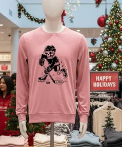 Skeleton Playing Ice Hockey Sport Graphic shirt