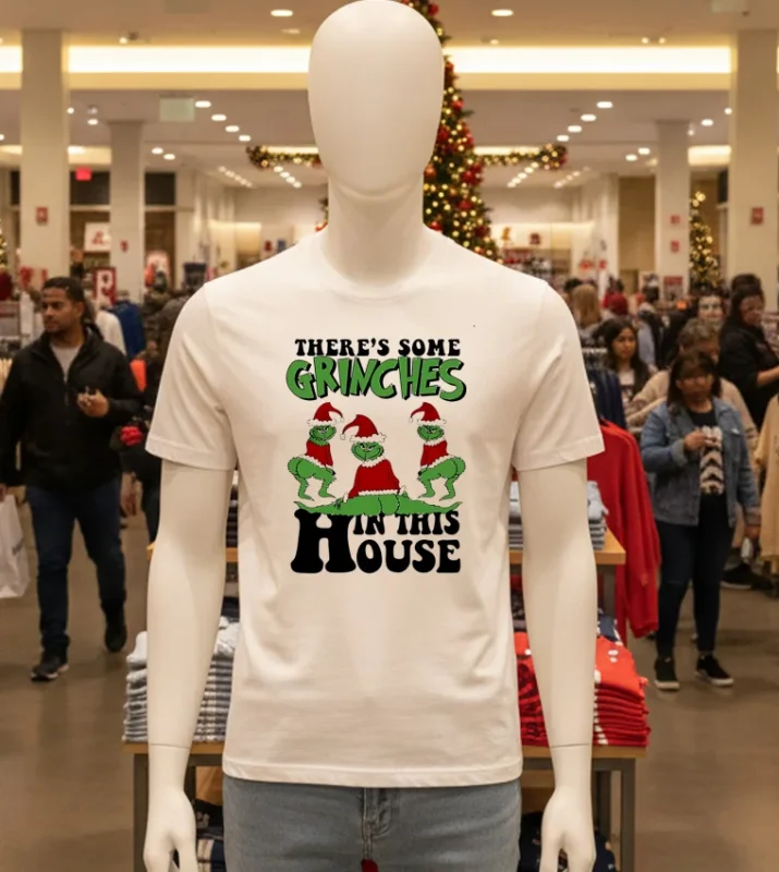 Spread Holiday Cheer With Our Grinch Perfect For Festive Fun White T Shirt