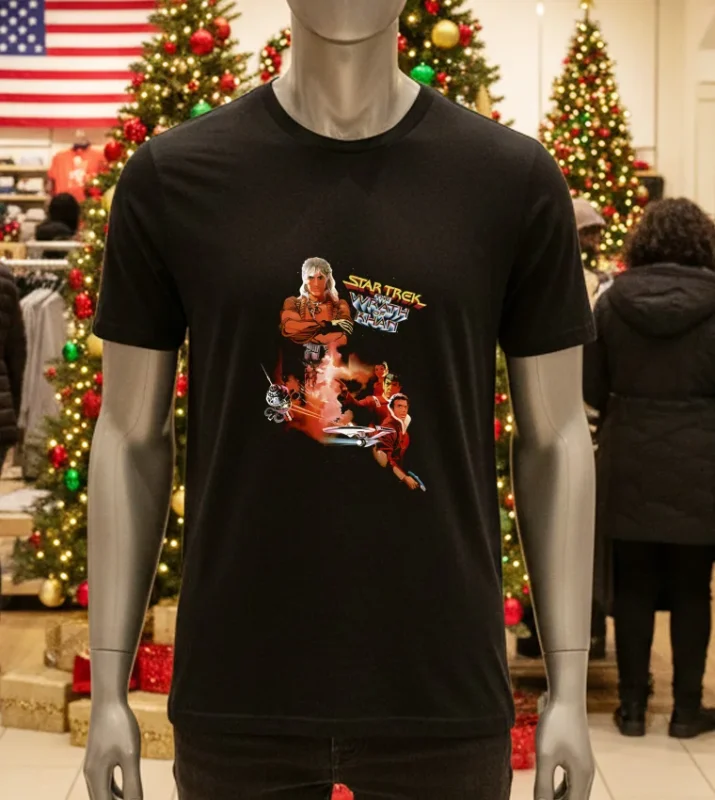 Star Trek Ii The Wrath Of Khan Graphic Black T Shirt