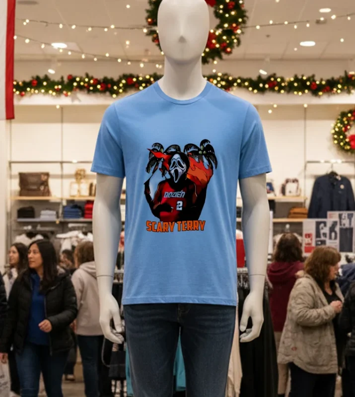 Terry Rozier Mxico With Scary Terry Blue T Shirt