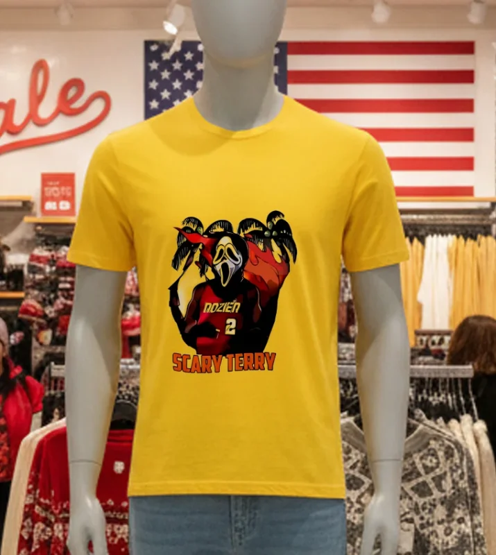 Terry Rozier Mxico With Scary Terry Yellow T Shirt