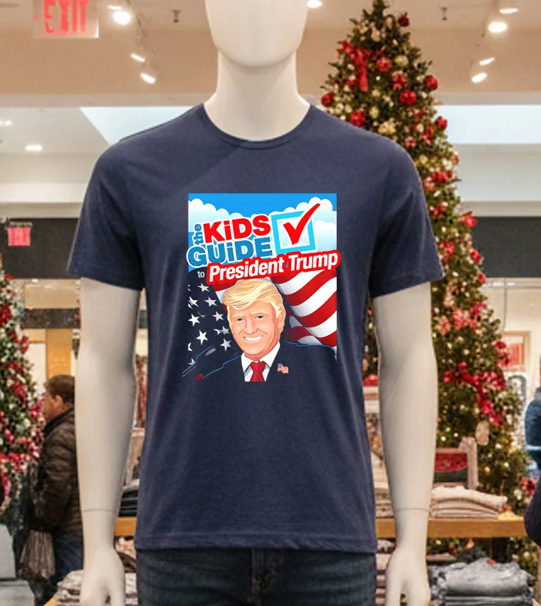 The Kid S Guide To Trump - navy-t-shirt The Kid S Guide To Trump Navy T Shirt