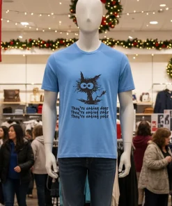 They re Eating Dogs They re Eating Cats They re Eating Pets Scared Cat shirt