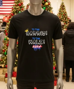 To The King Harris To The Walz 2024 Black T Shirt