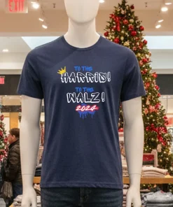 To the king Harris to the Walz 2024 shirt