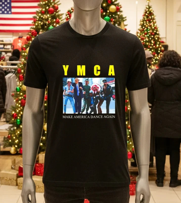 Trump Dance Ymca Make America Dance Again Black T Shirt