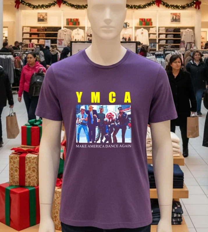 Trump Dance Ymca Purple T Shirt