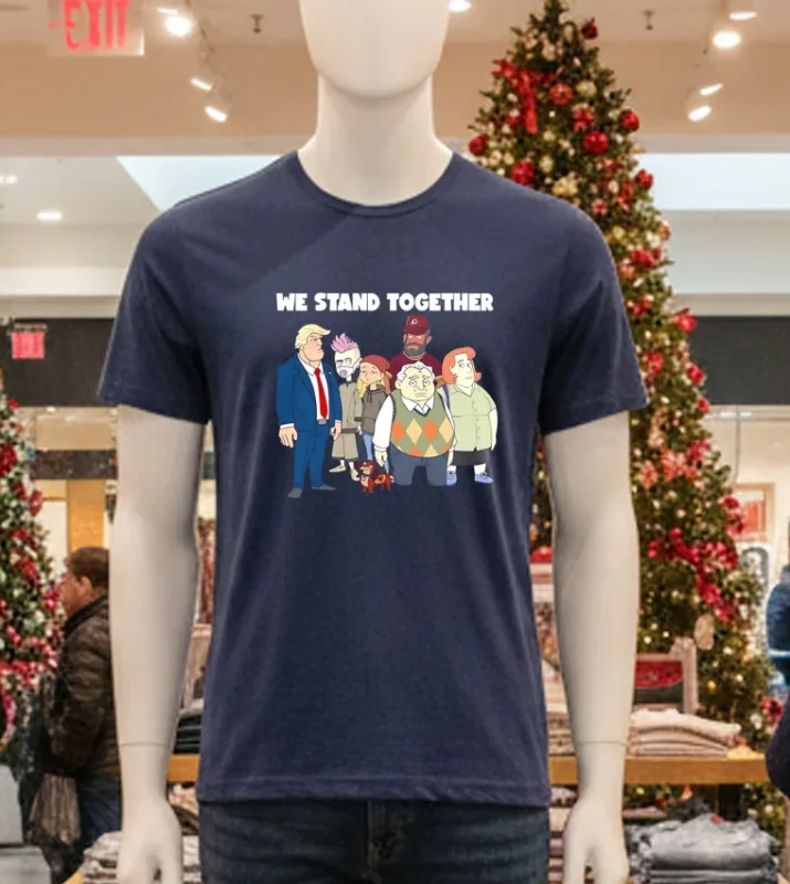 Trump New Norm We Stand Together Navy T Shirt