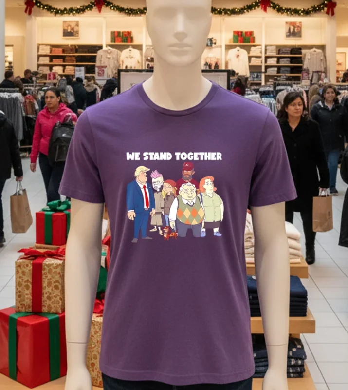 Trump New Norm We Stand Together Purple T Shirt