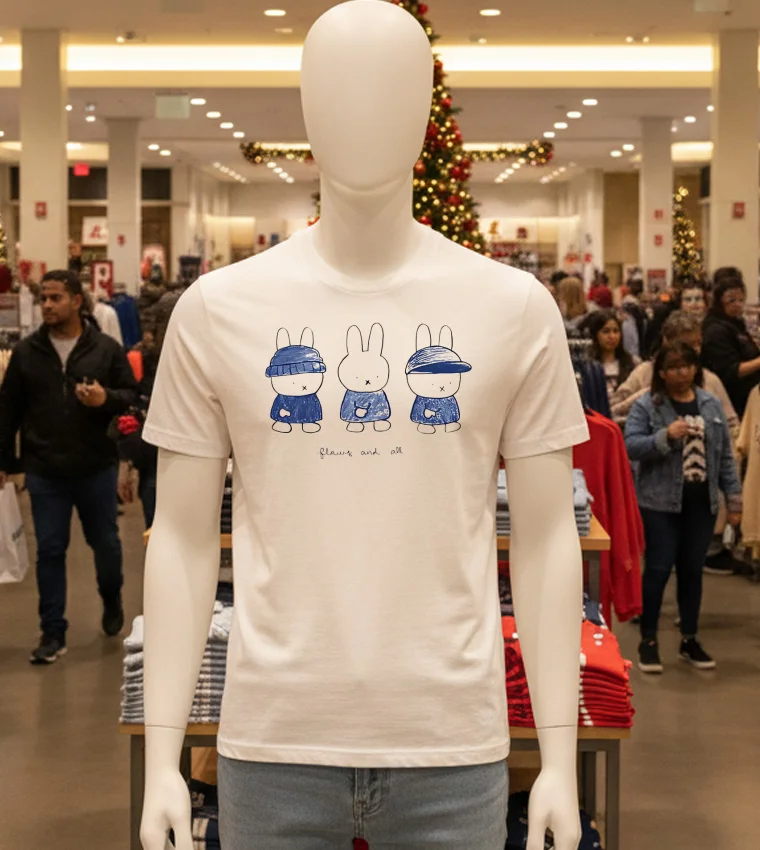 Wave To Earth Miffy Kpop Music - white-t-shirt Wave To Earth Miffy Kpop Music White T Shirt