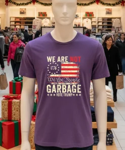 We Are Not We The People Garbage Pro Trump Purple T Shirt