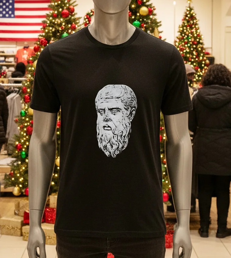 Acient Italy Roman Statue Abstract Teacher 133 - black-t-shirt Acient Italy Roman Statue Abstract Teacher 133 Black T Shirt