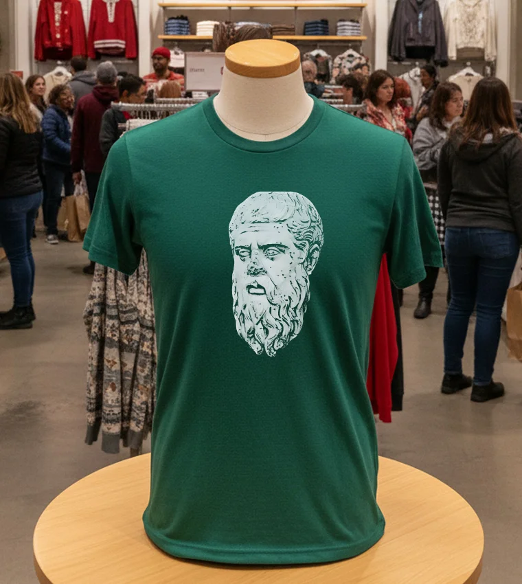 Acient Italy Roman Statue Abstract Teacher 133 - green-t-shirt Acient Italy Roman Statue Abstract Teacher 133 Green T Shirt