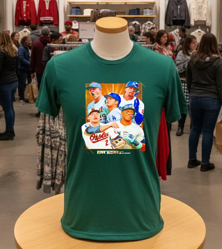 All Mlb 2024 Baseball Teams Poster Green T Shirt