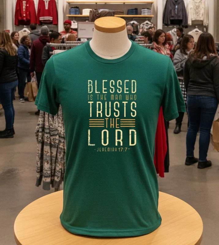 Bible Verse Christian God Savior Devotee Gift Jesus Green T Shirt