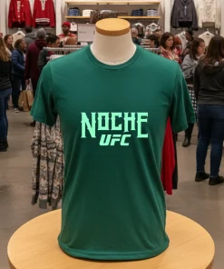 Black Noche Ufc Oscuro   Green T Shirt