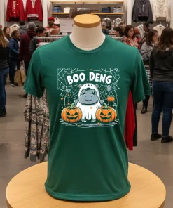 Boo deng funny moo hippo halloween cute baby pygmy shirt