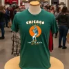 Chicago Style Football Don T Be Plain Skeleton Green T Shirt