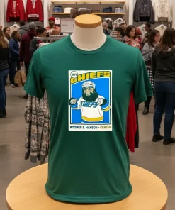 Chiefs Boomer S Hanson Center   Green T Shirt