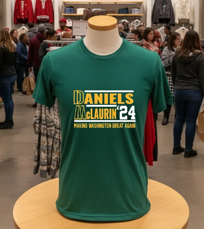Daniels Mclaurin 24 Making Washington Great Again   Green T Shirt