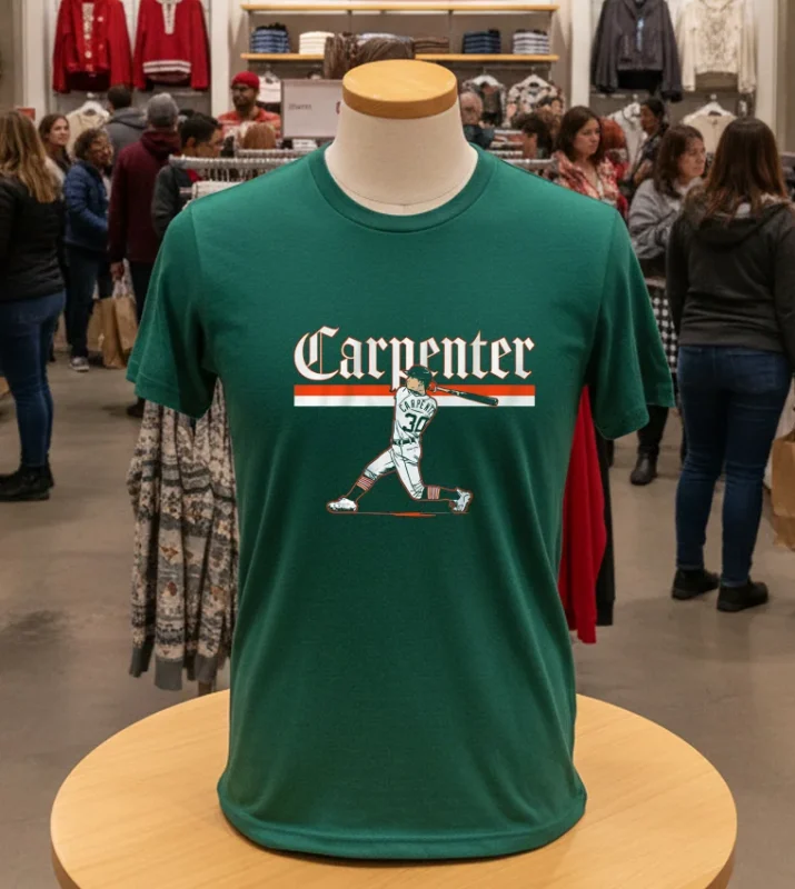 Detroit Tigers Kerry Carpenter Slugger Swing   Green T Shirt