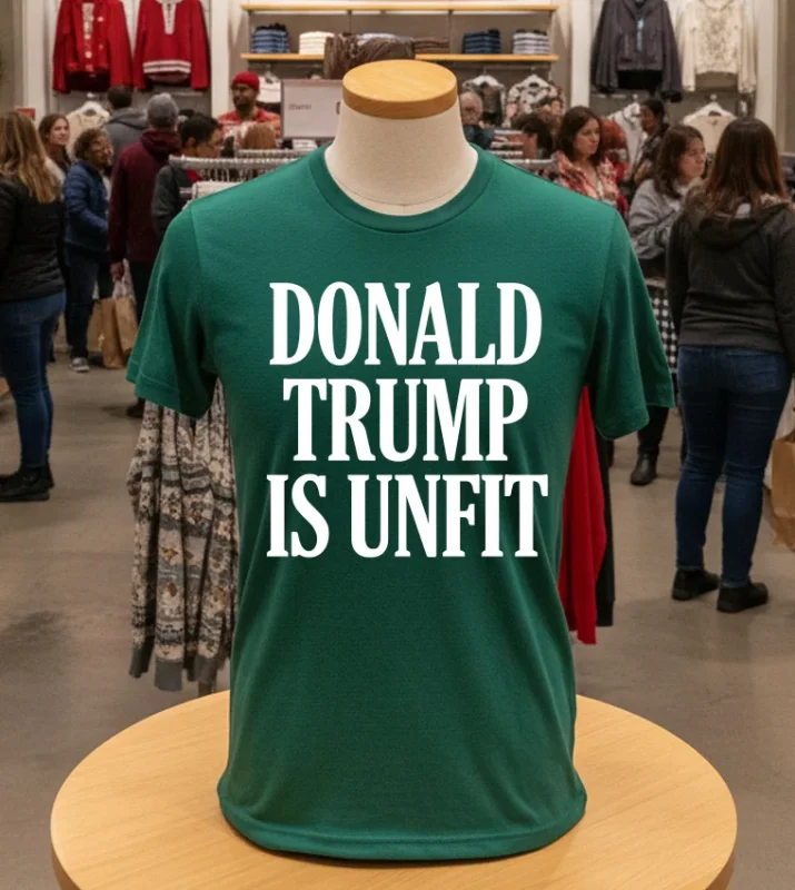 Donald Trump Is Unfit Green T Shirt