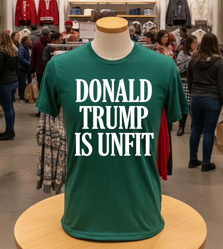 Donald Trump Is Unfit - green-t-shirt Donald Trump Is Unfit Green T Shirt