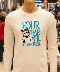 Four Year Strong Analysis Paralysis 2024 Music White T Shirt 1