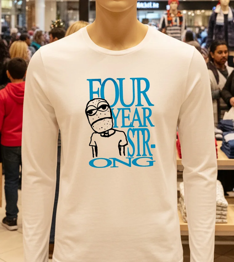 Four Year Strong Analysis Paralysis 2024 Music - white-t-shirt Four Year Strong Analysis Paralysis 2024 Music White T Shirt 1