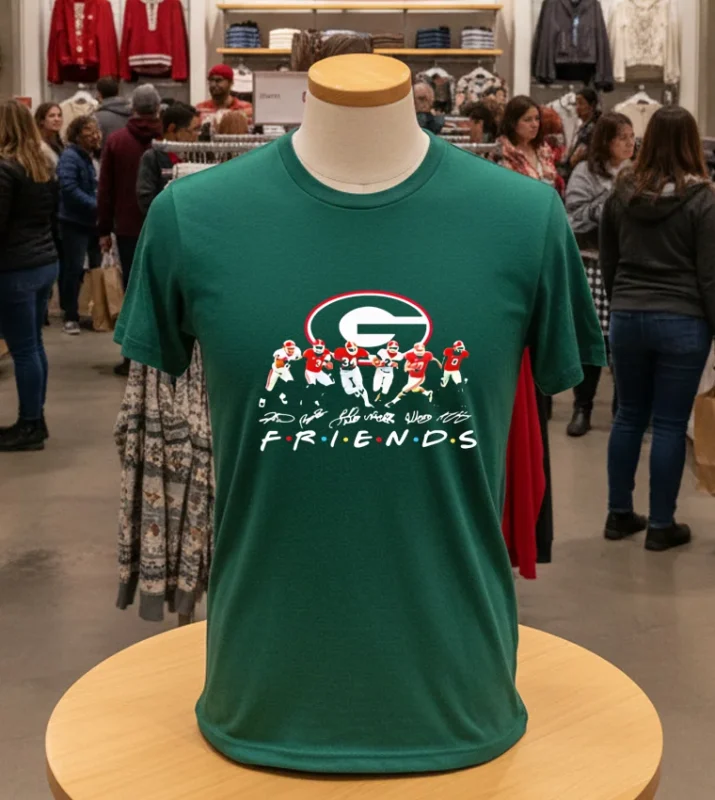Georgia Bulldogs Friends Of The Dawgs 2024 Signature Green T Shirt