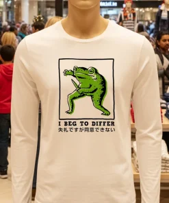 I Beg To Differ Frog shirt