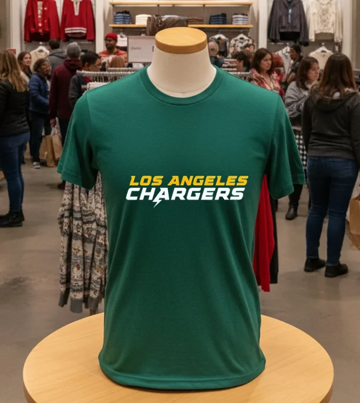 I M Harbaugh Los Angeles Chargers Polo 2024 Green T Shirt